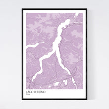Load image into Gallery viewer, Lago di Como Region Map Print