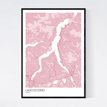 Load image into Gallery viewer, Lago di Como Region Map Print