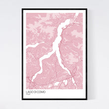 Load image into Gallery viewer, Lago di Como Region Map Print