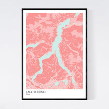 Load image into Gallery viewer, Map of Lago di Como, Italia