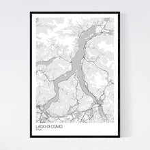 Load image into Gallery viewer, Lago di Como Region Map Print