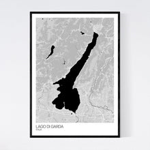 Load image into Gallery viewer, Lago di Garda Region Map Print