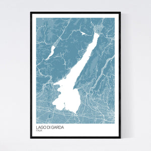 Lago di Garda Region Map Print