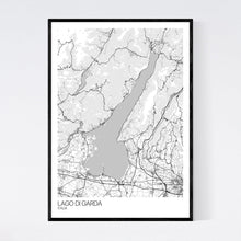 Load image into Gallery viewer, Lago di Garda Region Map Print