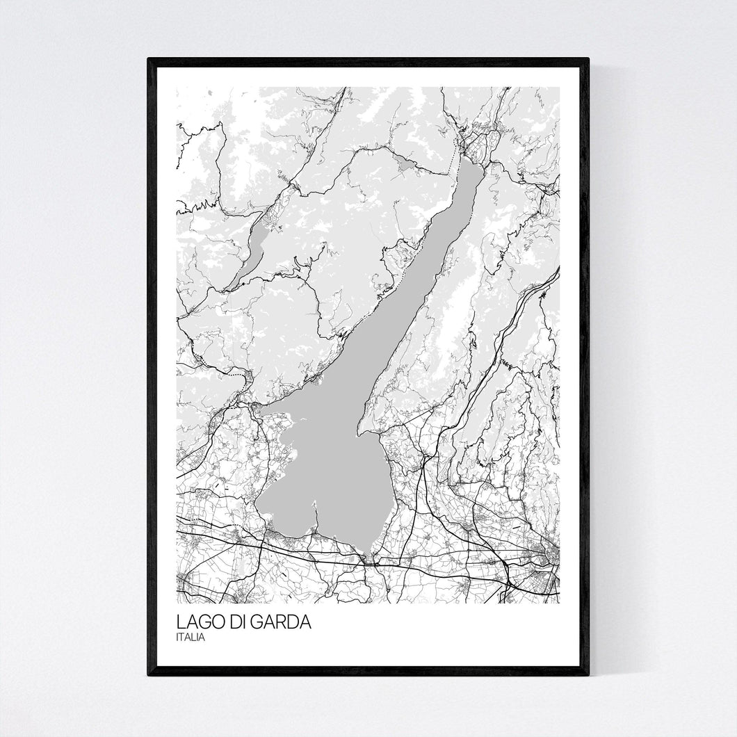 Lago di Garda Region Map Print