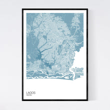 Load image into Gallery viewer, Map of Lagos, Nigeria