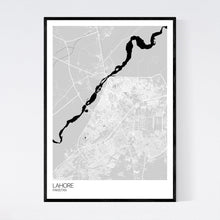 Load image into Gallery viewer, Lahore City Map Print
