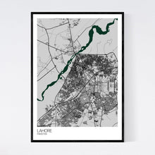 Load image into Gallery viewer, Lahore City Map Print