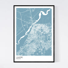 Load image into Gallery viewer, Map of Lahore, Pakistan