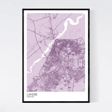 Load image into Gallery viewer, Lahore City Map Print