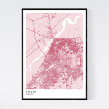 Load image into Gallery viewer, Lahore City Map Print