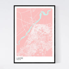 Load image into Gallery viewer, Lahore City Map Print