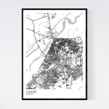 Load image into Gallery viewer, Lahore City Map Print