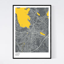 Load image into Gallery viewer, Lahti City Map Print