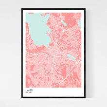 Load image into Gallery viewer, Map of Lahti, Finland