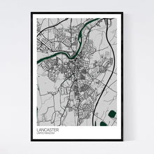 Load image into Gallery viewer, Lancaster City Map Print