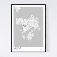 Load image into Gallery viewer, Map of Langkawi, Malaysia