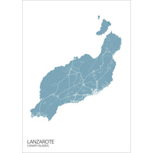 Load image into Gallery viewer, Map of Lanzarote, Canary Islands