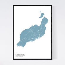 Load image into Gallery viewer, Map of Lanzarote, Canary Islands