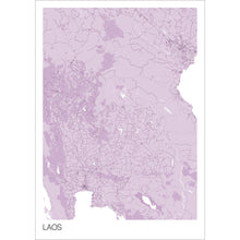 Load image into Gallery viewer, Map of Laos, 