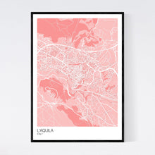 Load image into Gallery viewer, L&#39;Aquila City Map Print