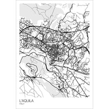 Load image into Gallery viewer, Map of L&#39;Aquila, Italy