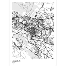 Load image into Gallery viewer, Map of L&#39;Aquila, Italy