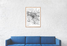 Load image into Gallery viewer, Map of L&#39;Aquila, Italy