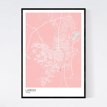 Load image into Gallery viewer, Laredo City Map Print
