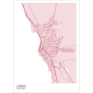 Map of Largs, Scotland