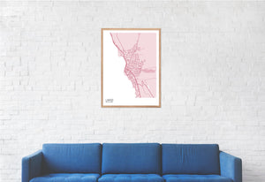 Map of Largs, Scotland