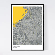 Load image into Gallery viewer, Las Pinas City Map Print