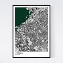 Load image into Gallery viewer, Las Pinas City Map Print