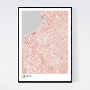 Las Pinas City Map Print