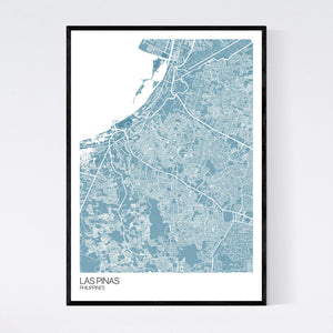 Las Pinas City Map Print