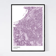 Load image into Gallery viewer, Las Pinas City Map Print