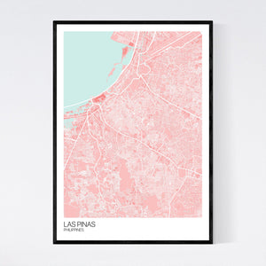 Las Pinas City Map Print