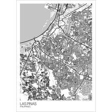Load image into Gallery viewer, Map of Las Pinas, Philippines