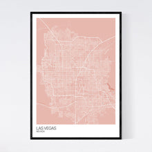 Load image into Gallery viewer, Las Vegas City Map Print