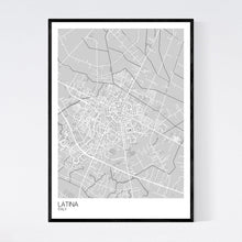 Load image into Gallery viewer, Latina City Map Print