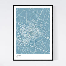 Load image into Gallery viewer, Map of Latina, Italy