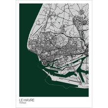 Load image into Gallery viewer, Map of Le Havre, France