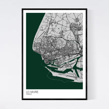 Load image into Gallery viewer, Map of Le Havre, France