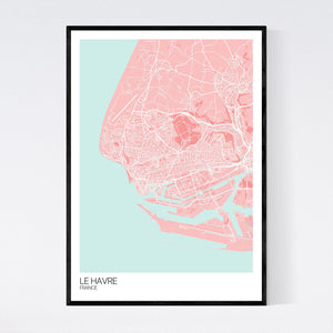 Le Havre City Map Print