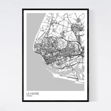Load image into Gallery viewer, Le Havre City Map Print
