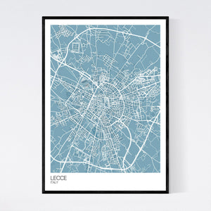 Lecce City Map Print