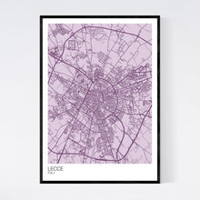 Load image into Gallery viewer, Lecce City Map Print