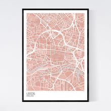 Load image into Gallery viewer, Leeds City Centre City Map Print