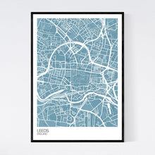 Load image into Gallery viewer, Map of Leeds City Centre, England