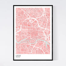 Load image into Gallery viewer, Leeds City Centre City Map Print